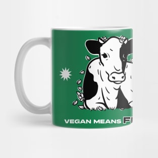 Vegan Means Freedom Mug